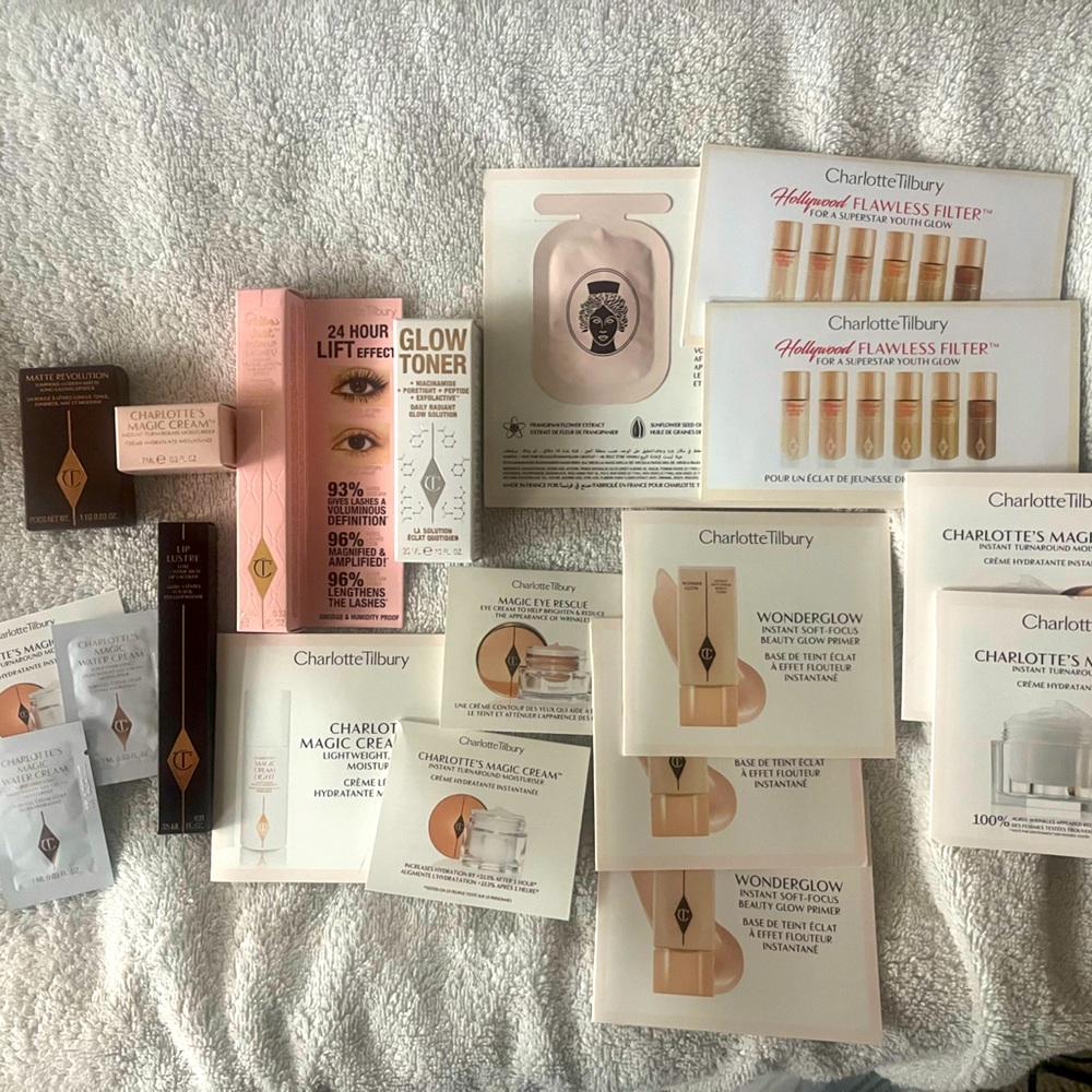 Charlotte Tilbury Glow toner & Mascara lot